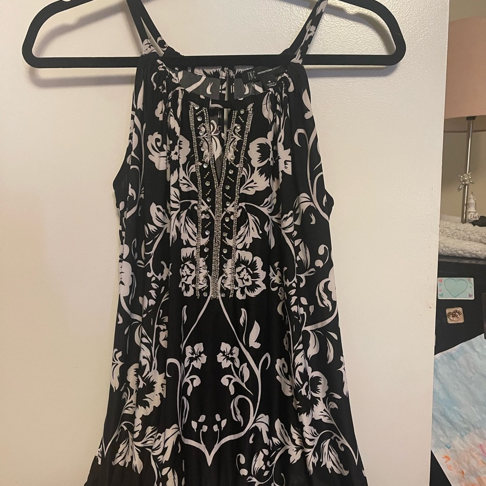 Black and white dress Blouse.
